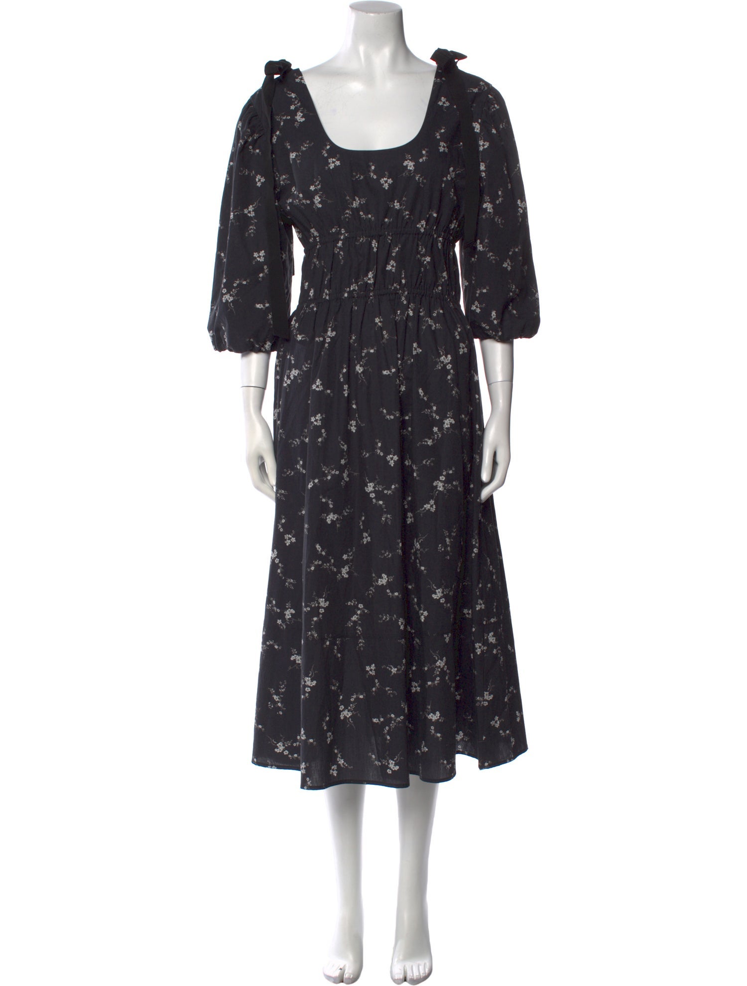 Goop G. Label Floral Print Long Dress