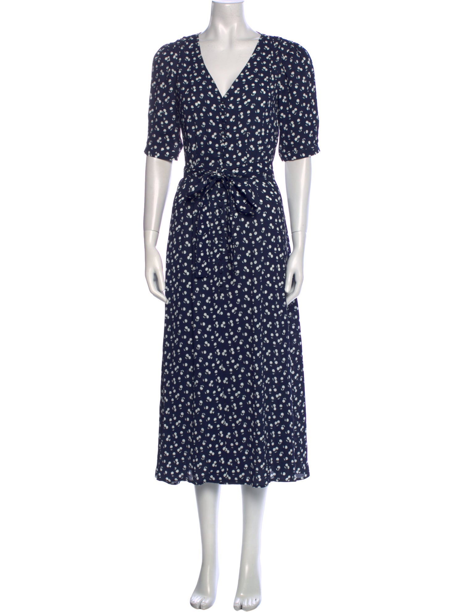 Goop G. Label Floral Print Midi Length Dress