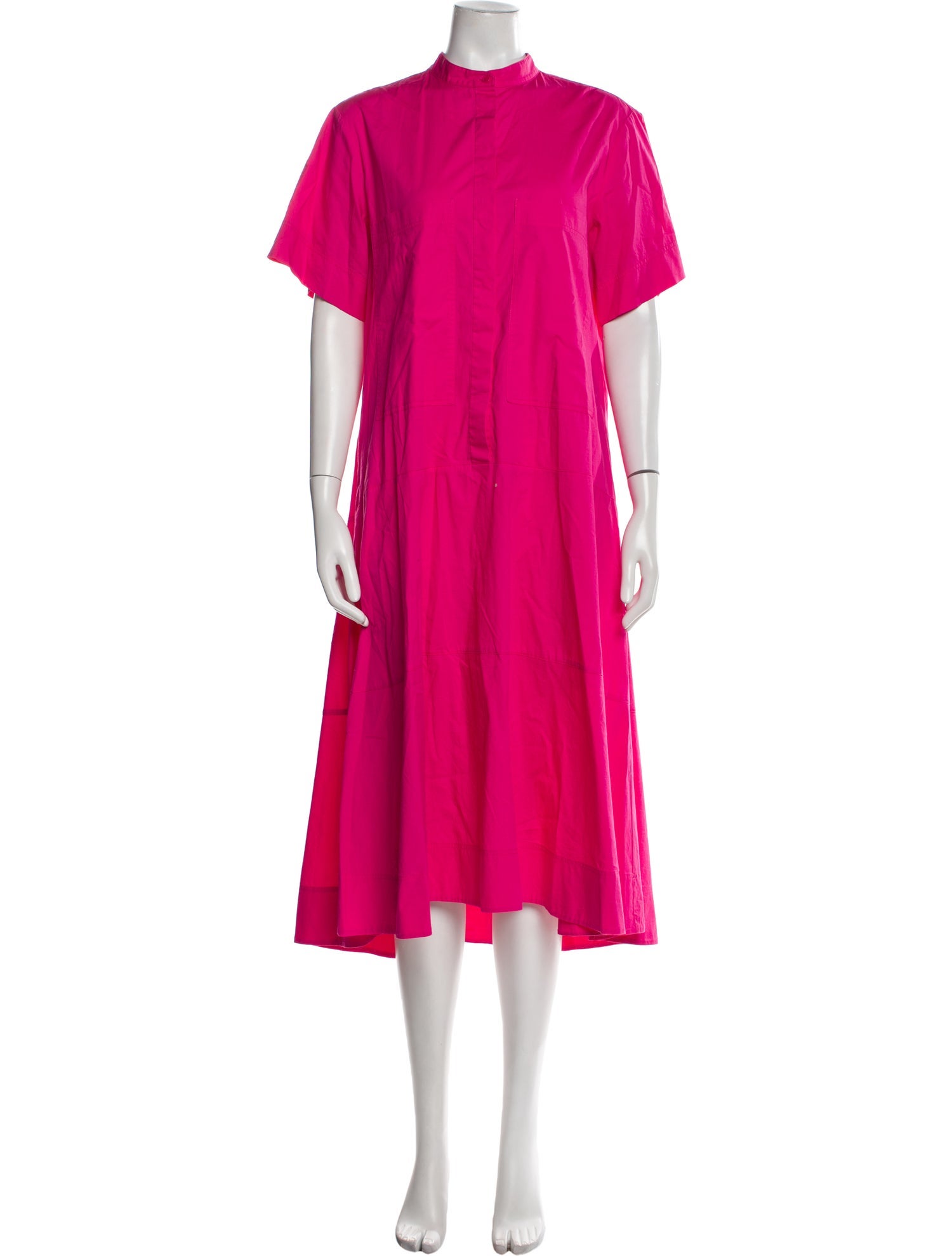 G. Label Mock Neck Long Dress