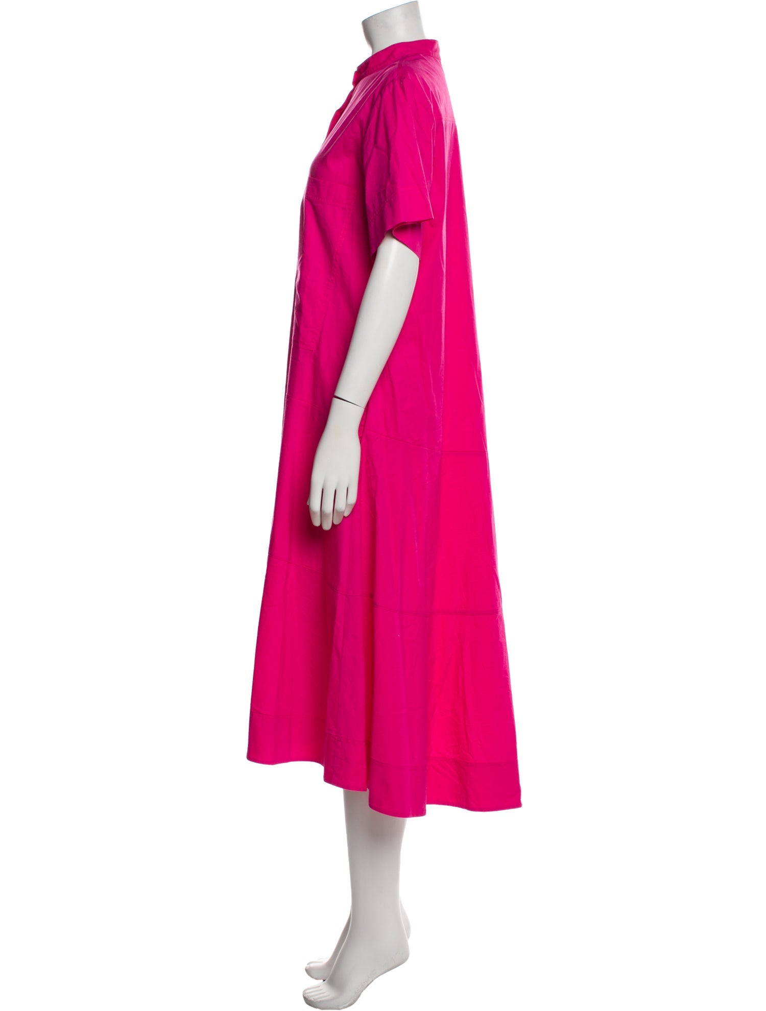 G. Label Mock Neck Long Dress