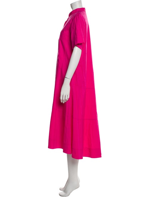 G. Label Mock Neck Long Dress