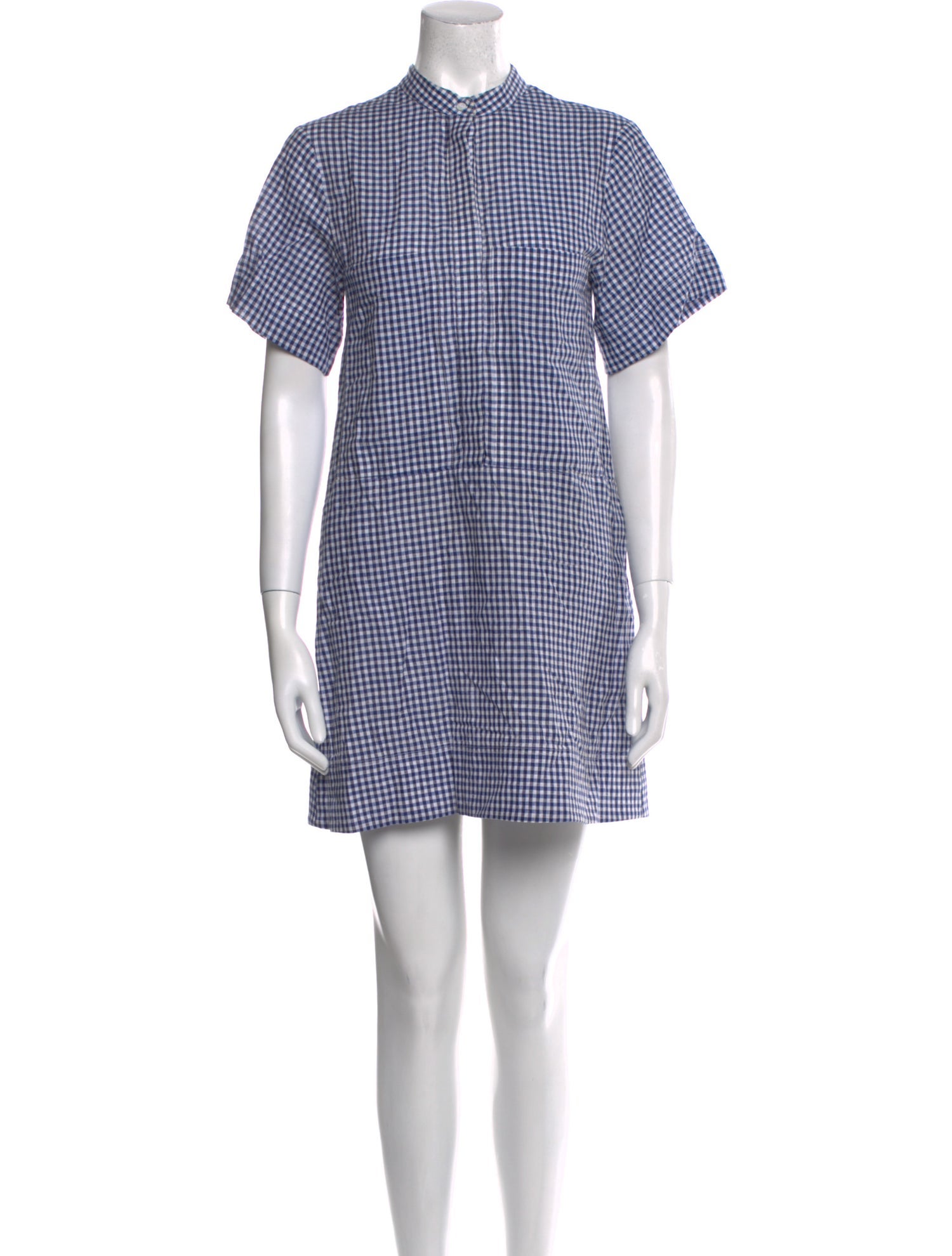 Goop G. Label Plaid Print Mini Dress