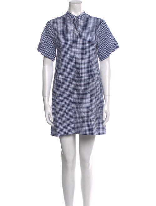 Goop G. Label Plaid Print Mini Dress
