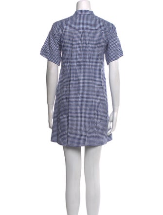 Goop G. Label Plaid Print Mini Dress