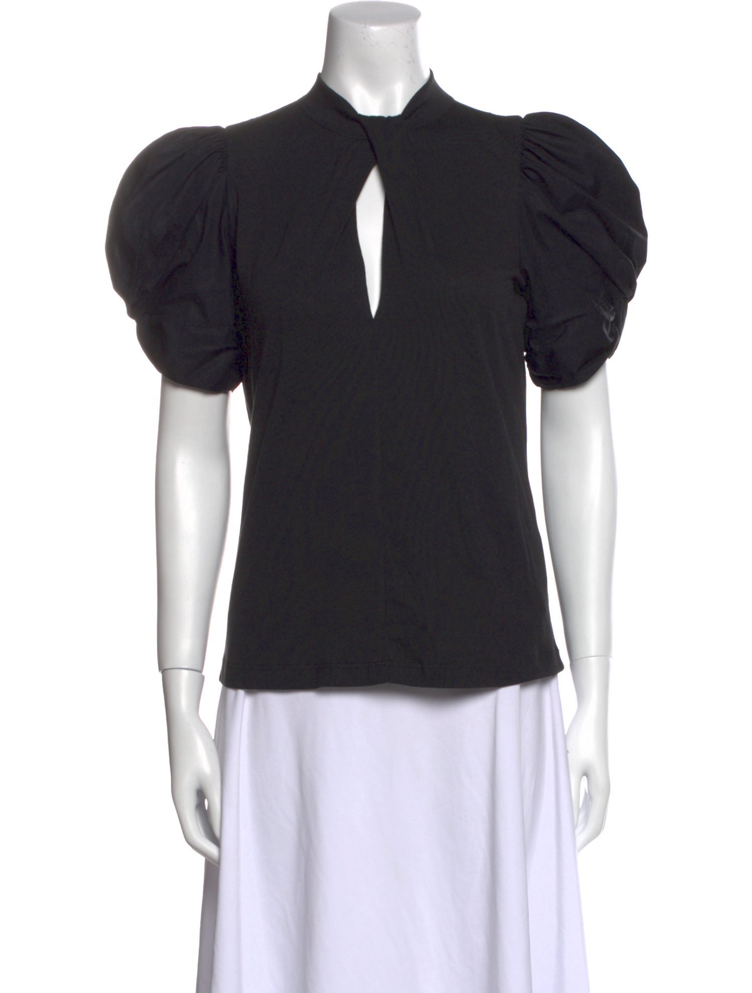 Goop G. Label Crew Neck Short Sleeve Blouse