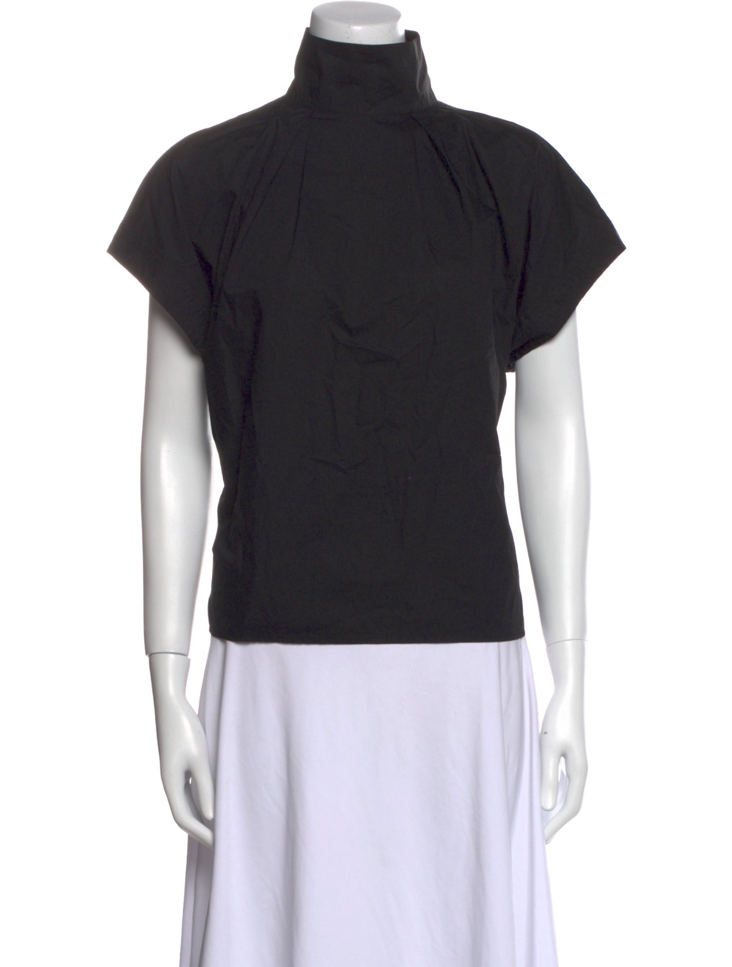 Goop G. Label Turtleneck Short Sleeve Top