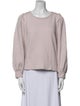 Goop G. Label Scoop Neck Long Sleeve Sweatshirt