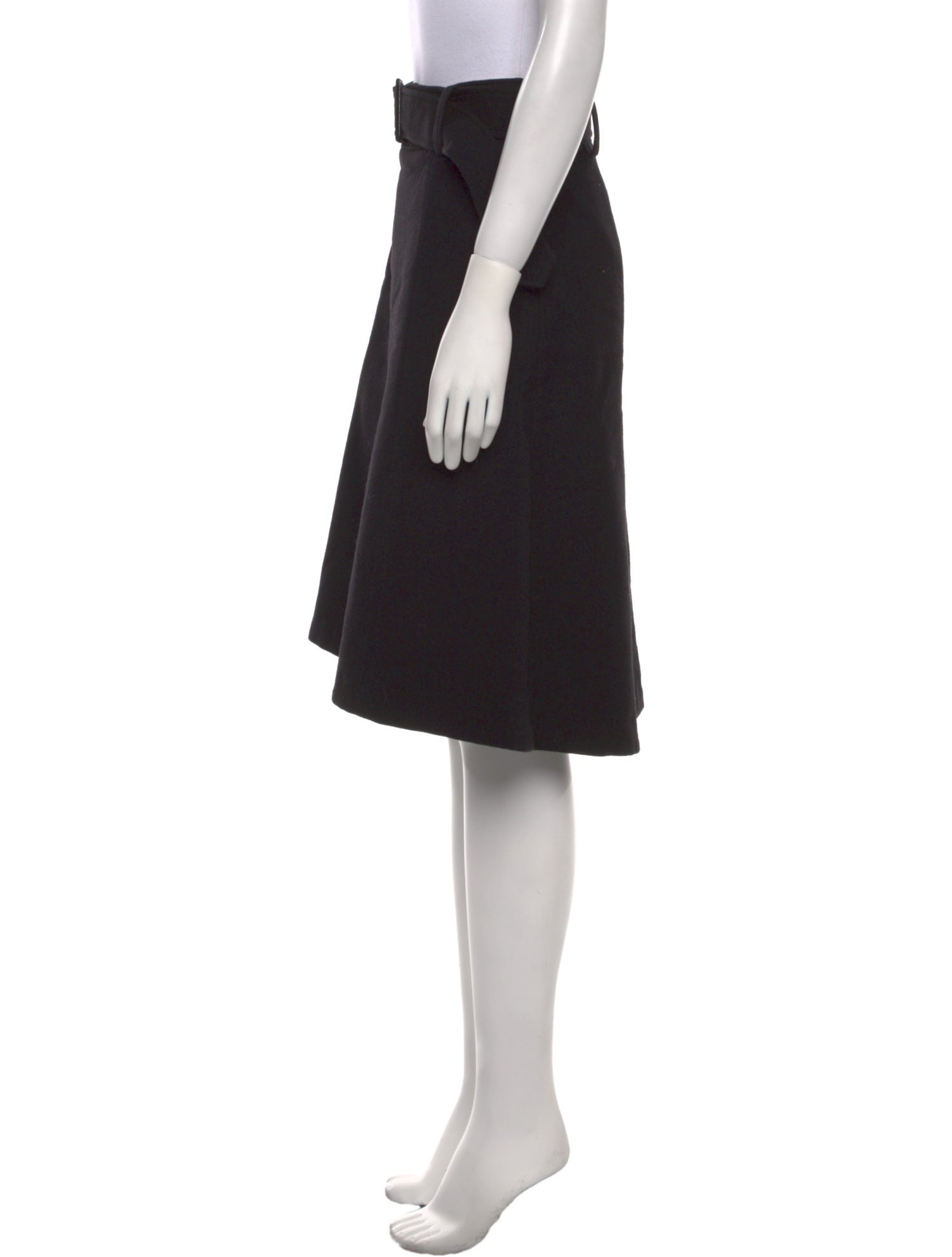 Goop G. Label Wool Knee-Length Skirt