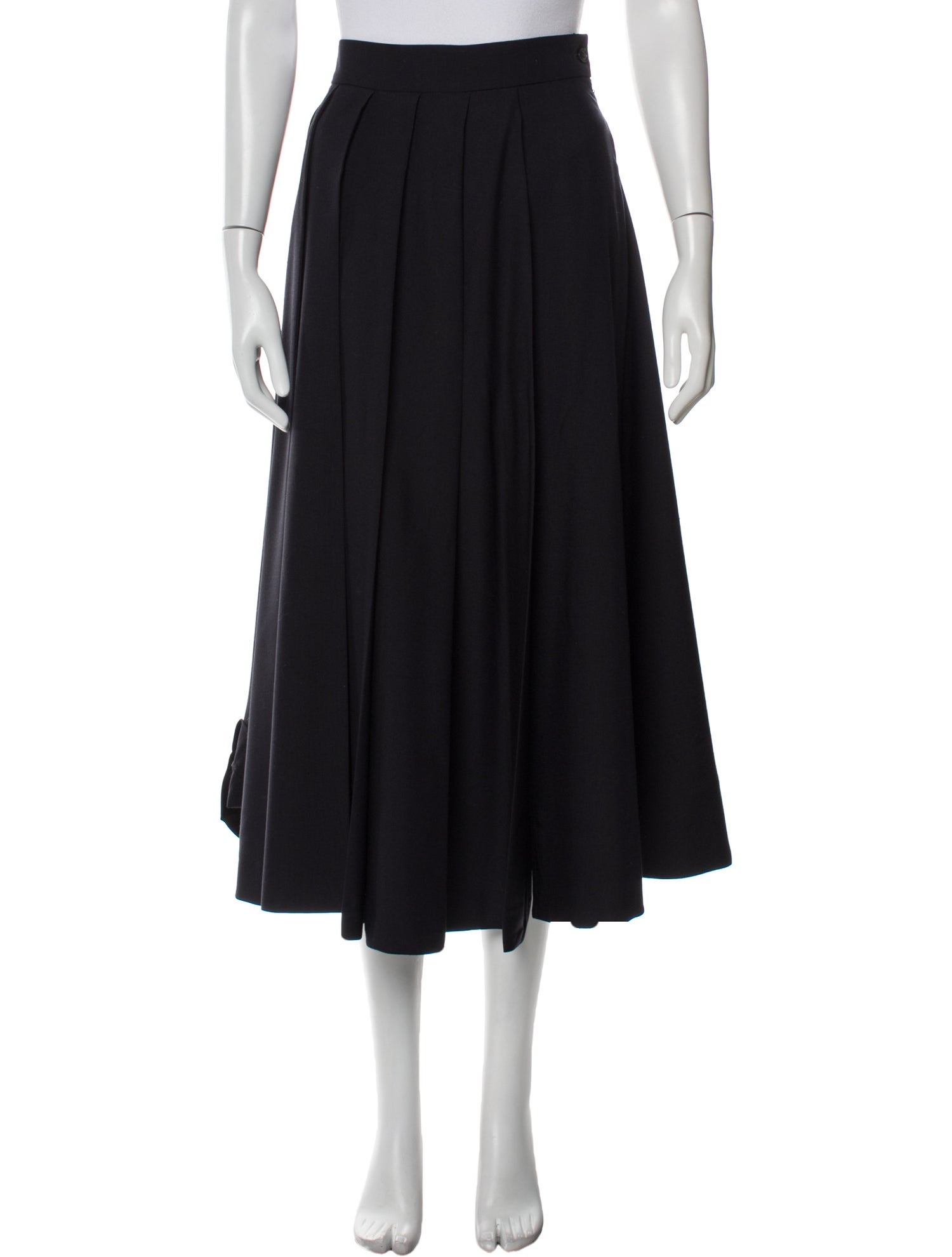 Goop G. Label Wool Midi Length Skirt