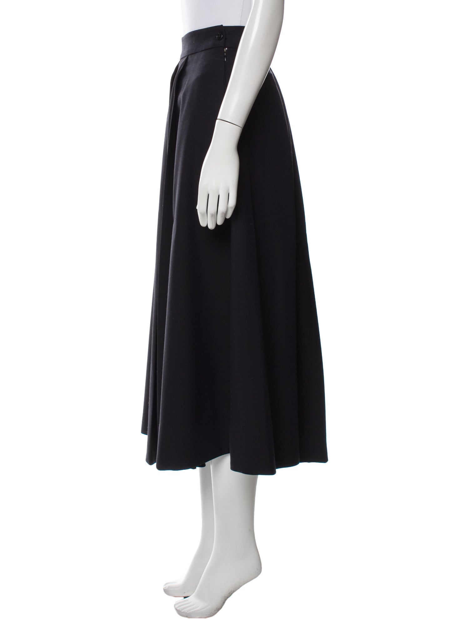 Goop G. Label Wool Midi Length Skirt