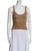 Goop G. Label Scoop Neck Sleeveless Crop Top