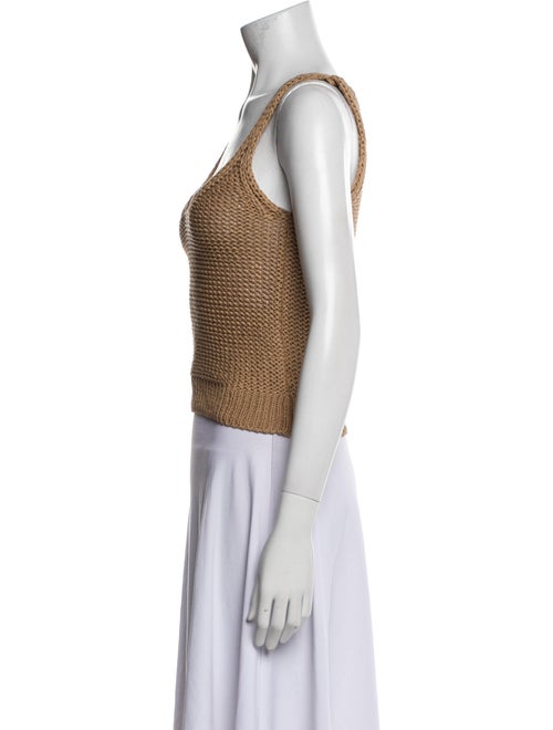 Goop G. Label Scoop Neck Sleeveless Crop Top