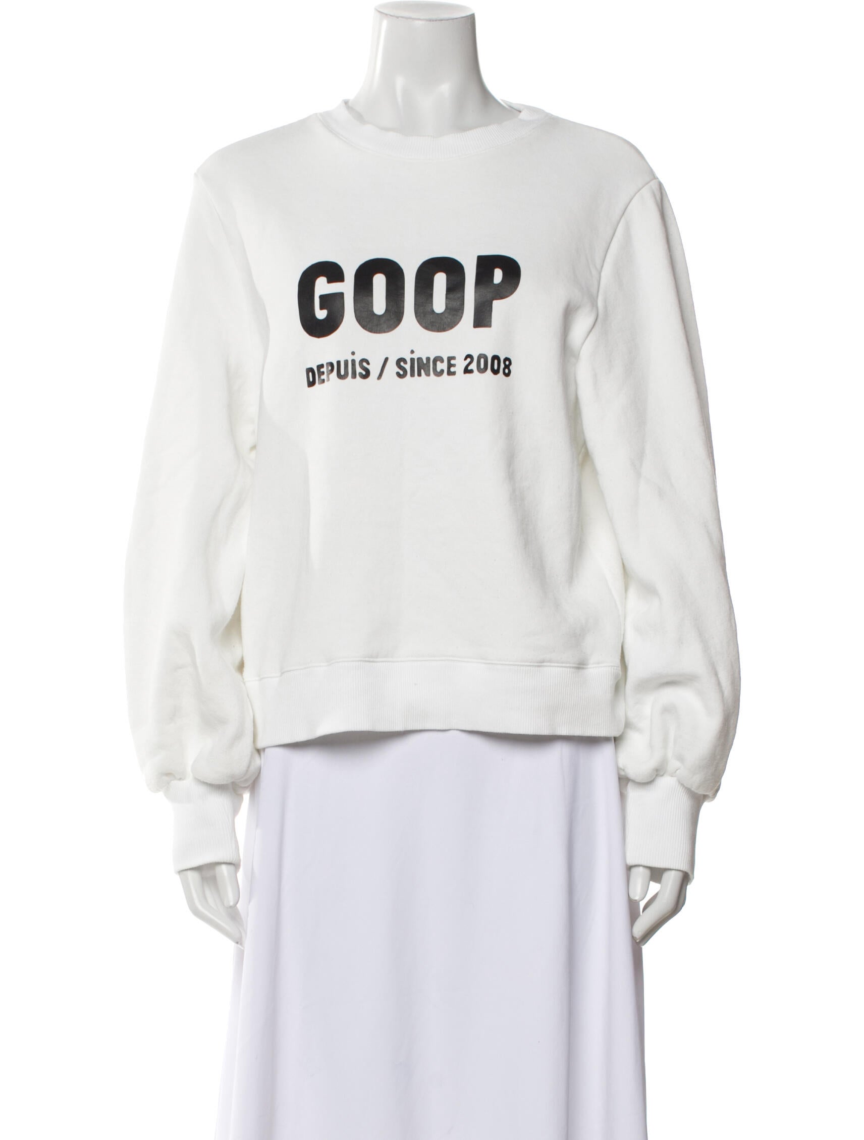 Goop G. Label Graphic Print Crew Neck Sweatshirt