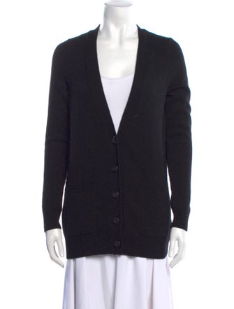 Goop G. Label Cashmere Plunge Neckline Sweater