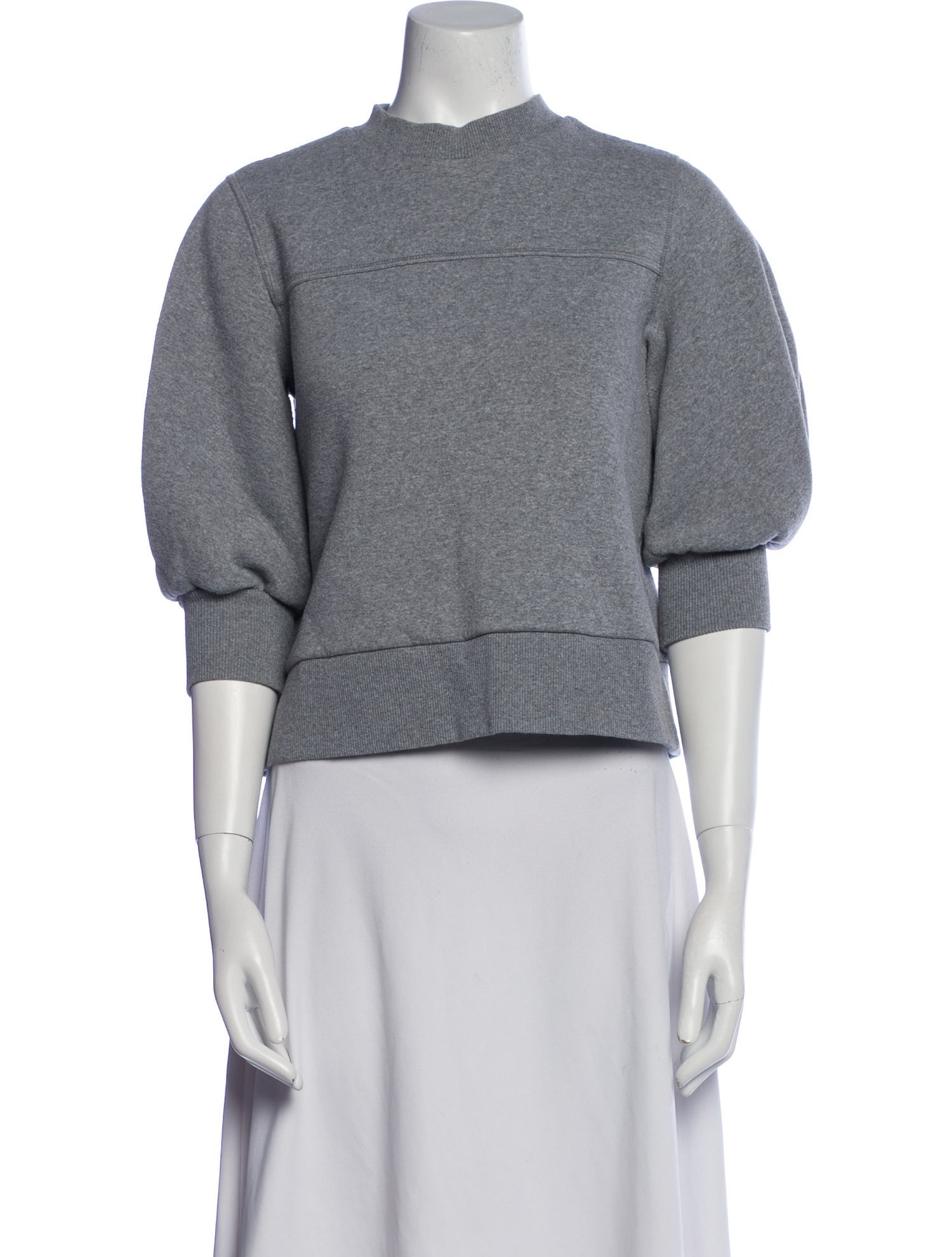 Goop G. Label Mock Neck Short Sleeve Crop Top