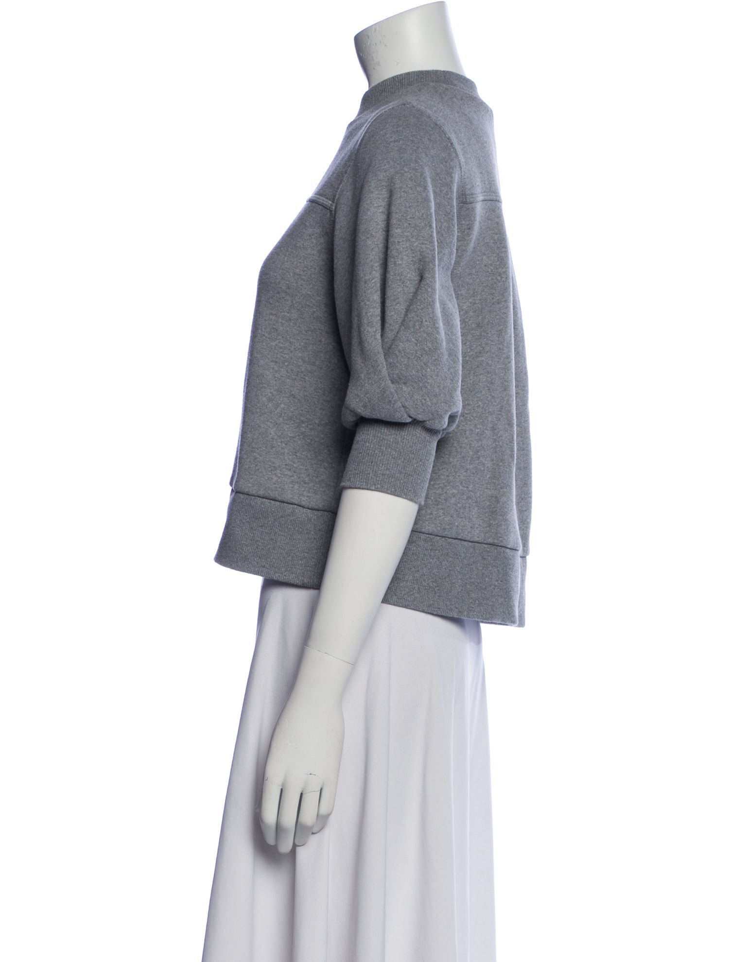 Goop G. Label Mock Neck Short Sleeve Crop Top