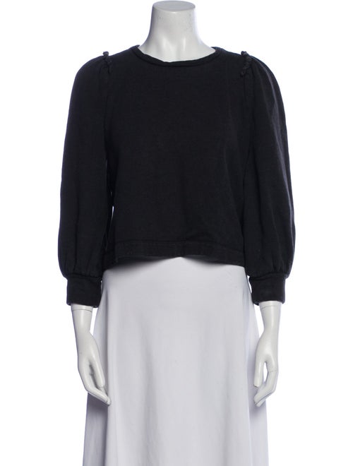 Goop G. Label Crew Neck Three-Quarter Sleeve Top