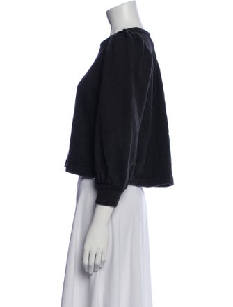 Goop G. Label Crew Neck Three-Quarter Sleeve Top