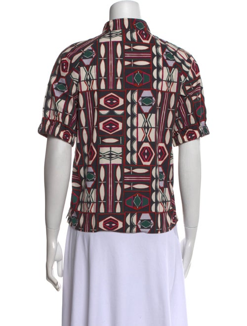 Goop G. Label Printed V-Neck Polo