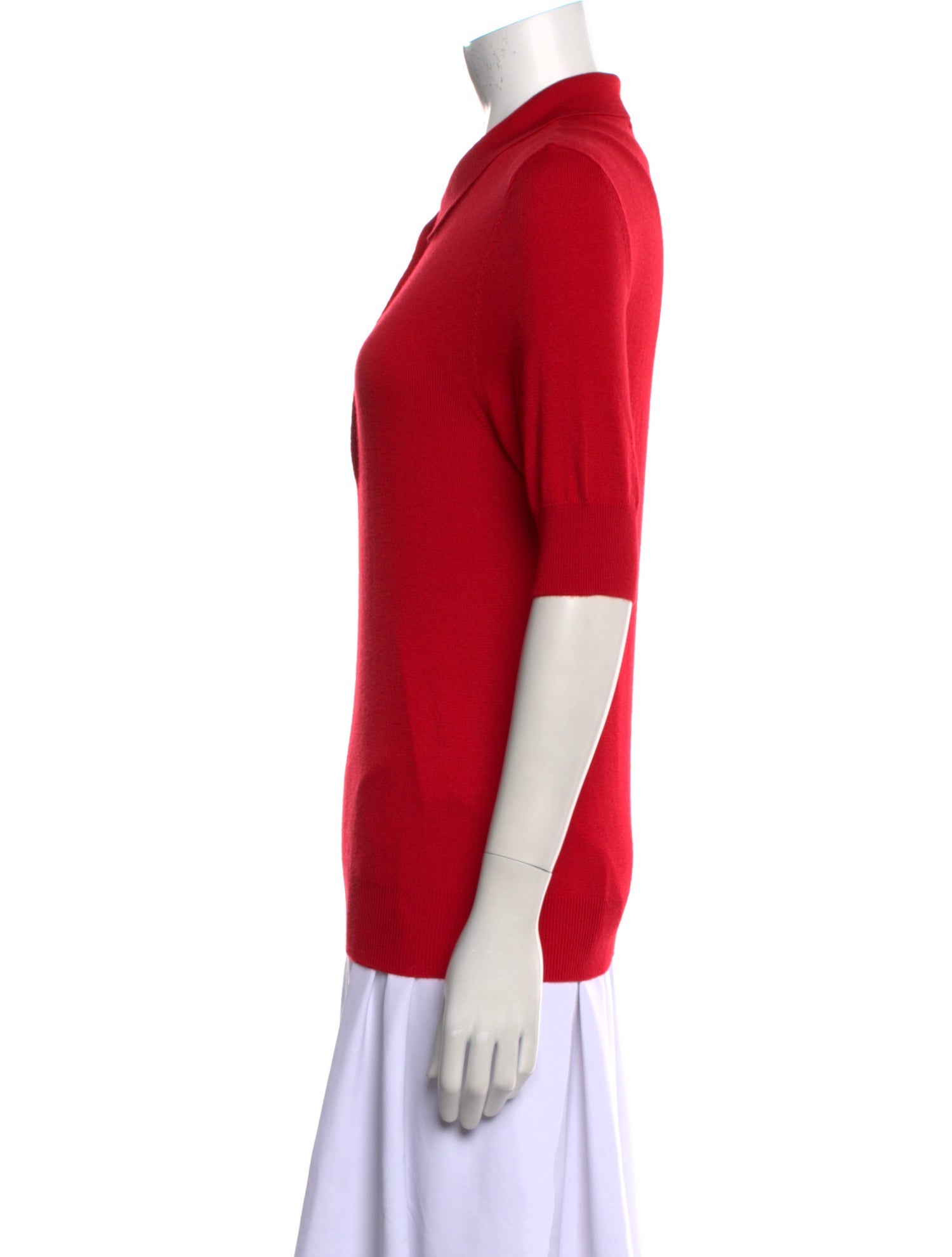 Goop G. Label Three-Quarter Sleeve Polo