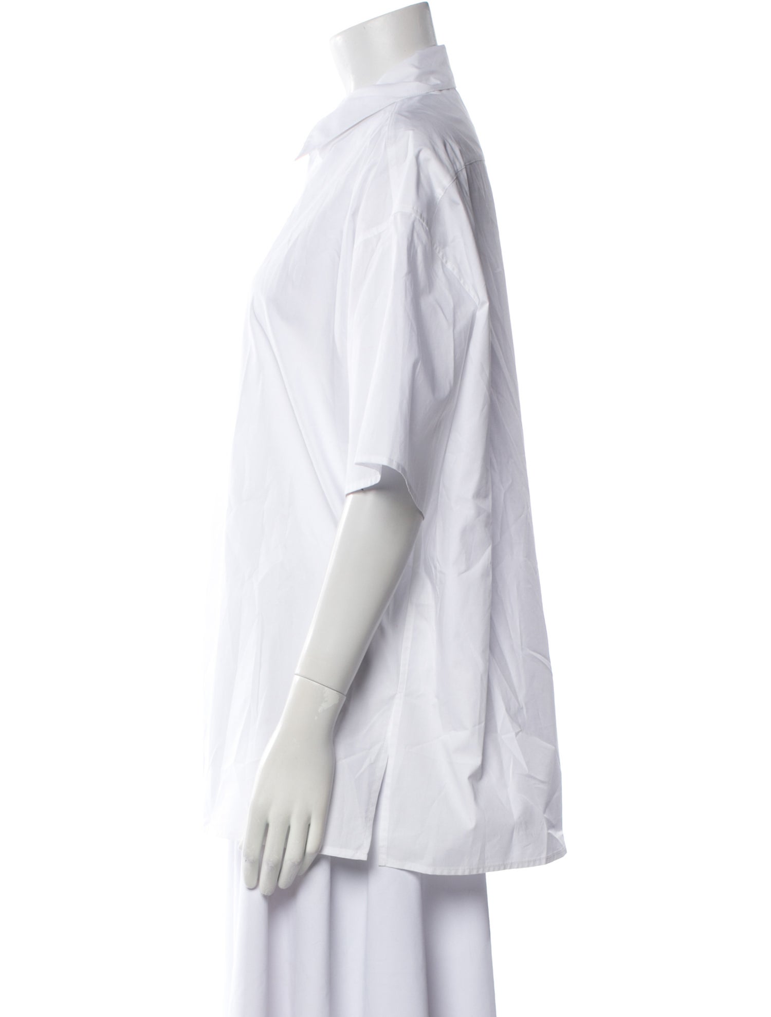 Goop G. Label Short Sleeve Button-Up Top