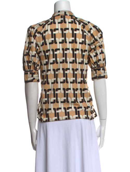 Goop G. Label Plaid Print V-Neck Tunic