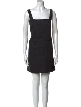 Goop G. Label Square Neckline Mini Dress