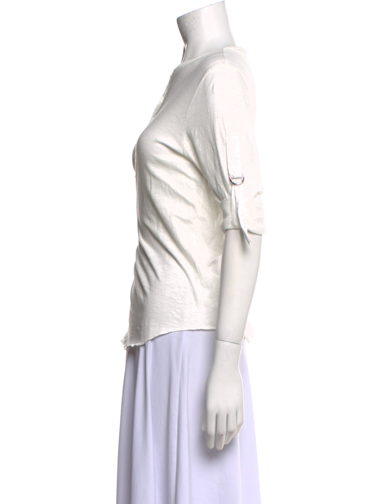 Goop G. Label Mock Neck Short Sleeve Top