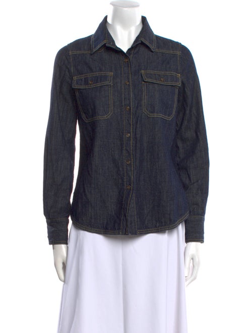 Goop G. Label Long Sleeve Button-Up Top