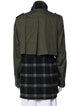 Goop G. Label Virgin Wool Plaid Print Coat