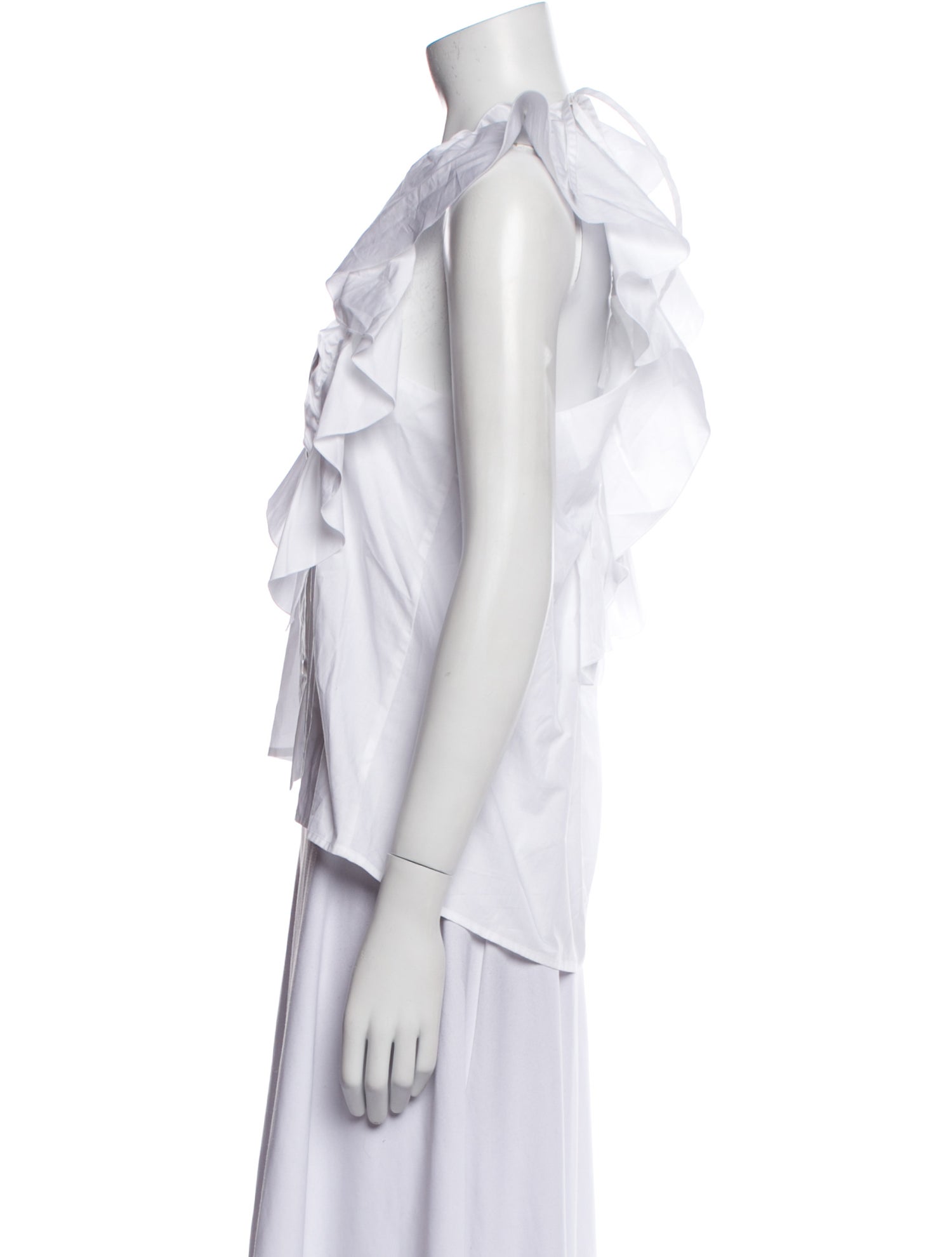 Goop G. Label Square Neckline Sleeveless Crop Top