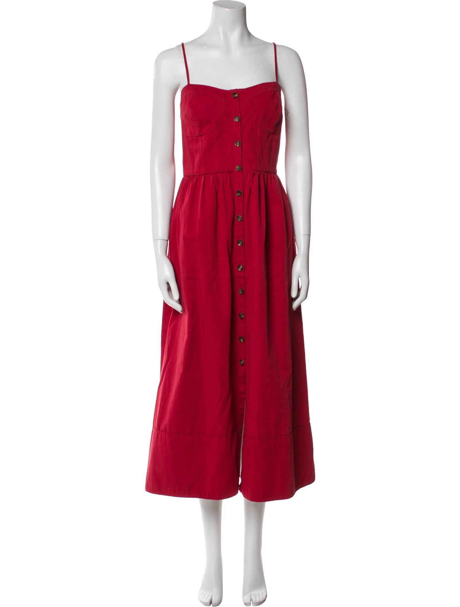 Goop G. Label Square Neckline Long Dress