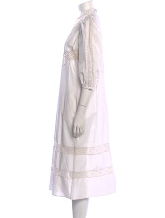 Goop G. Label V-Neck Midi Length Dress