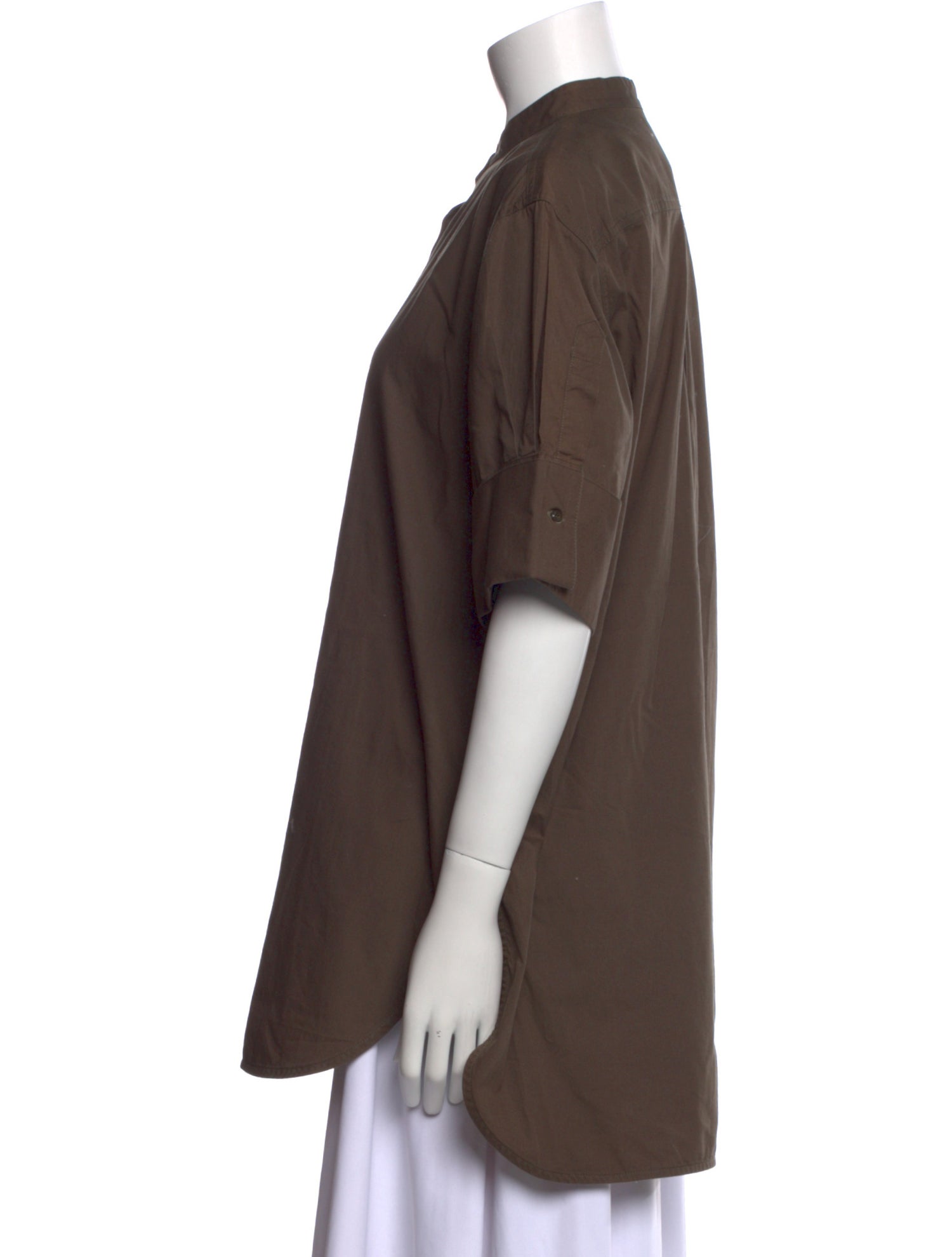 Goop G. Label Mock Neck Short Sleeve Tunic