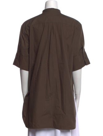 Goop G. Label Mock Neck Short Sleeve Tunic