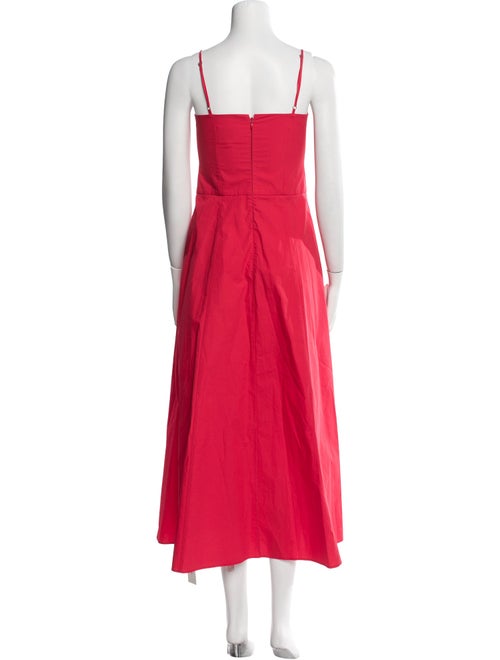 Goop G. Label Square Neckline Midi Length Dress