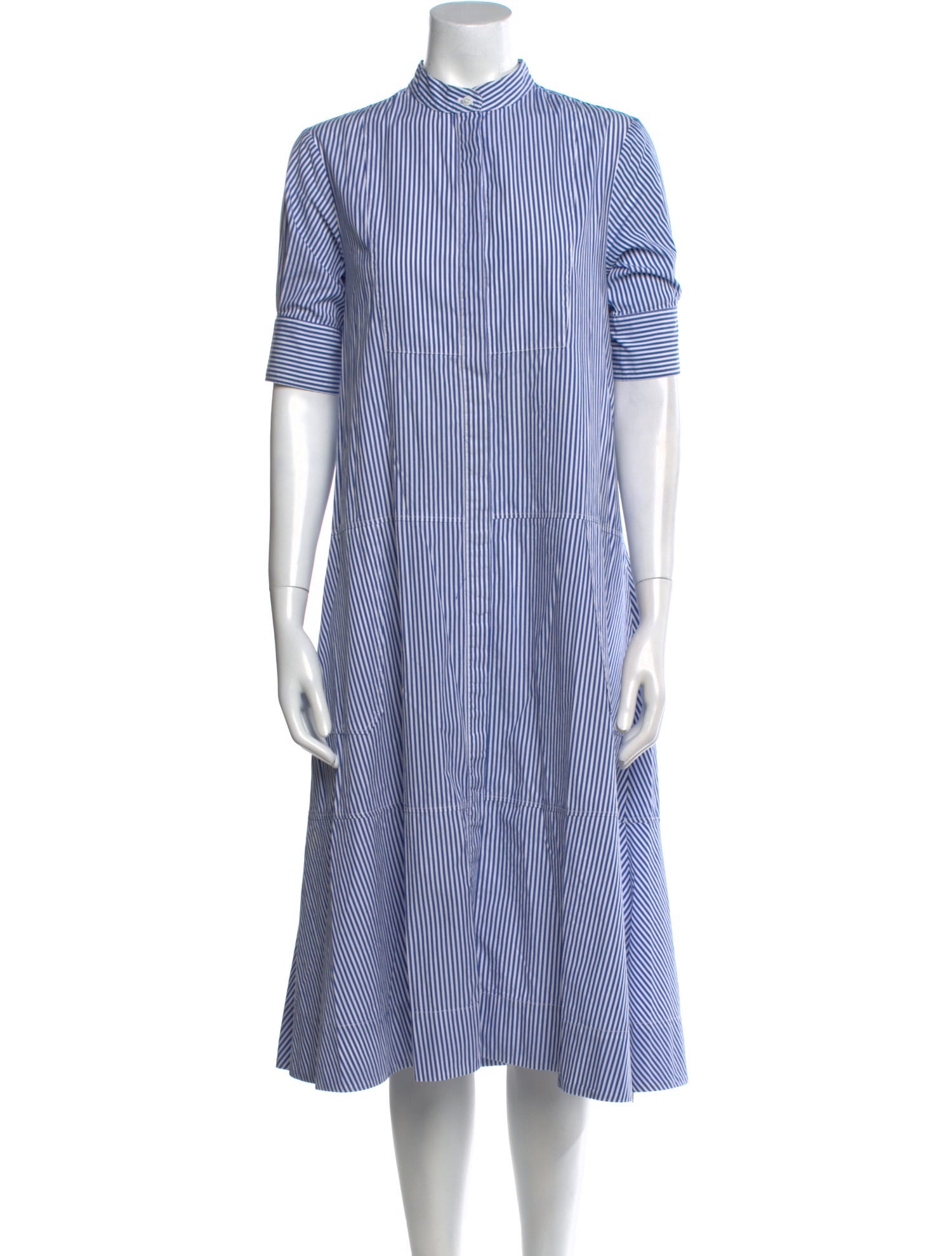 Goop G. Label Striped Midi Length Dress