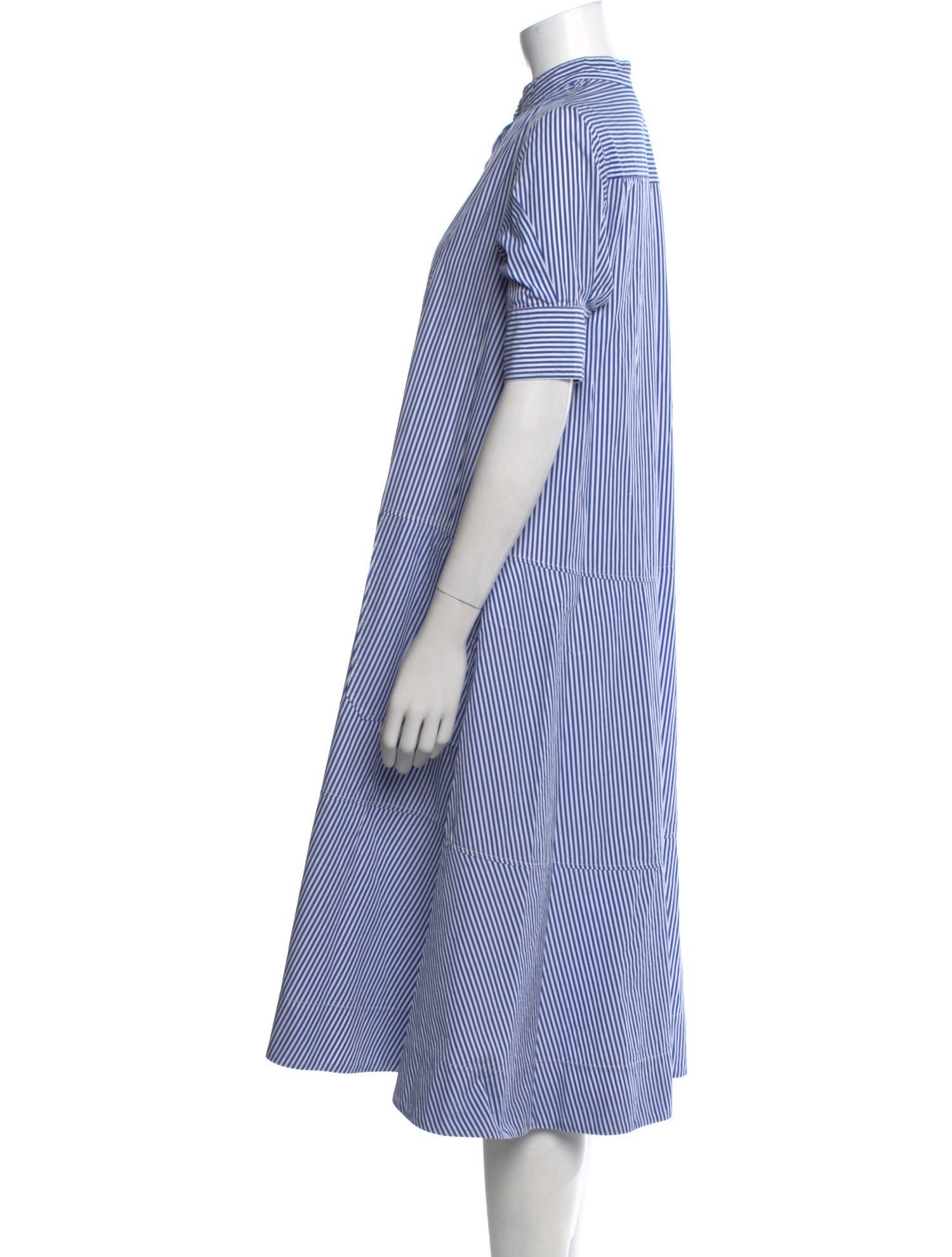 Goop G. Label Striped Midi Length Dress