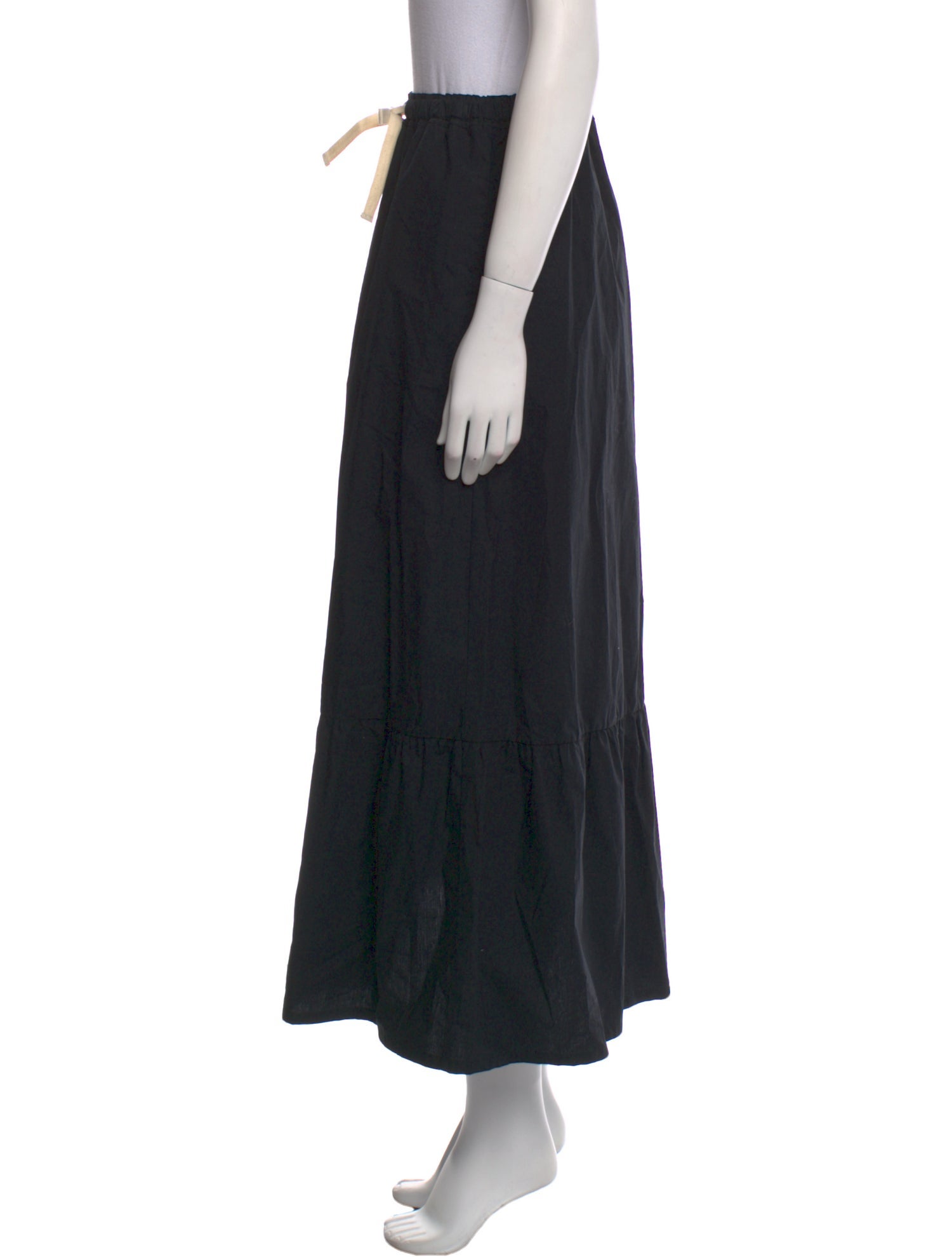 Goop G. Label Ruffle Embellishment Midi Length Skirt