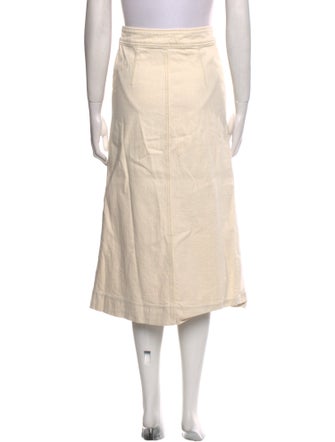 Goop G. Label Cutout Accent Midi Length Skirt