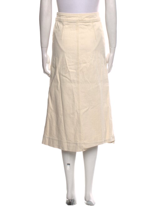 Goop G. Label Cutout Accent Midi Length Skirt