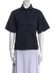 Goop G. Label Short Sleeve Button-Up Top