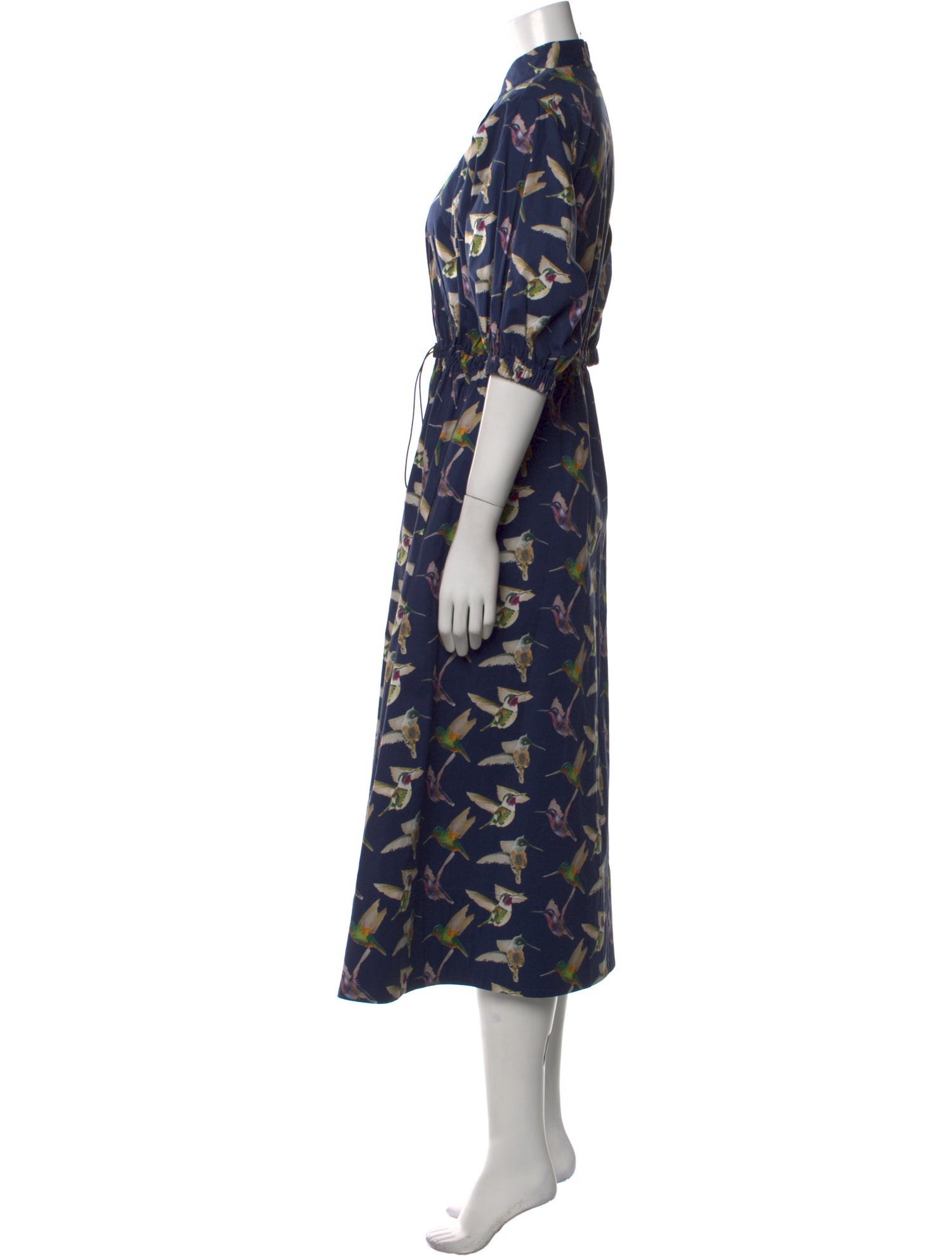G. Label Floral Print Midi Length Dress