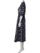 G. Label Floral Print Midi Length Dress