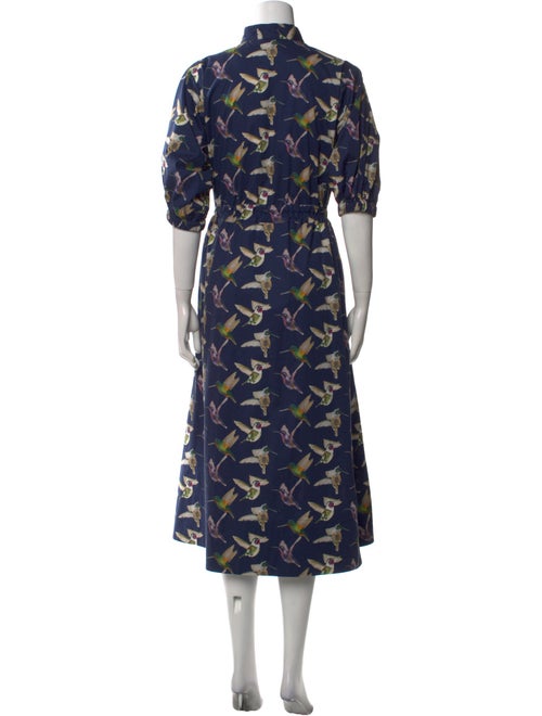 G. Label Floral Print Midi Length Dress