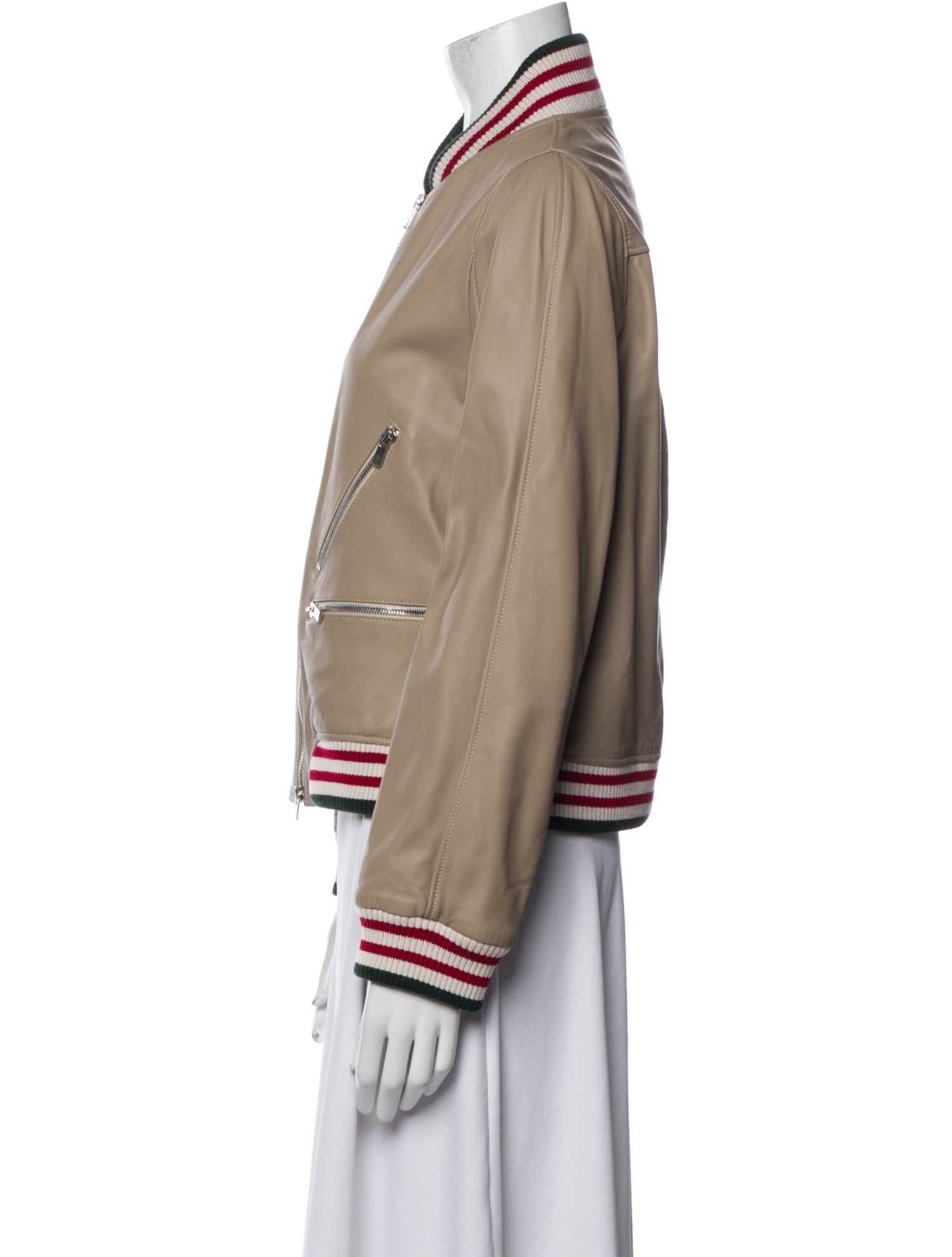 Goop G. Label Leather Bomber Jacket w/ Tags