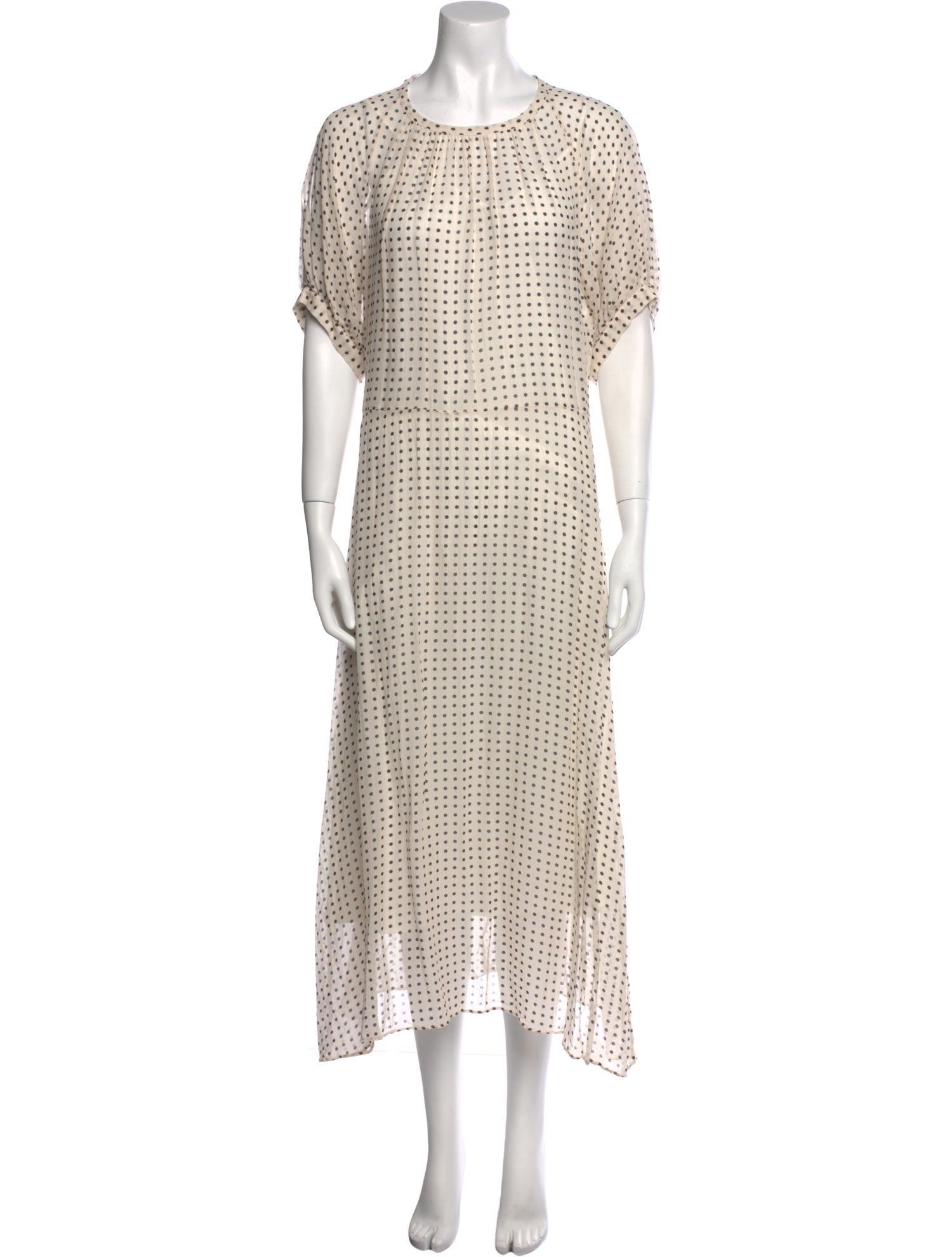 Goop G. Label Polka Dot Print Midi Length Dress