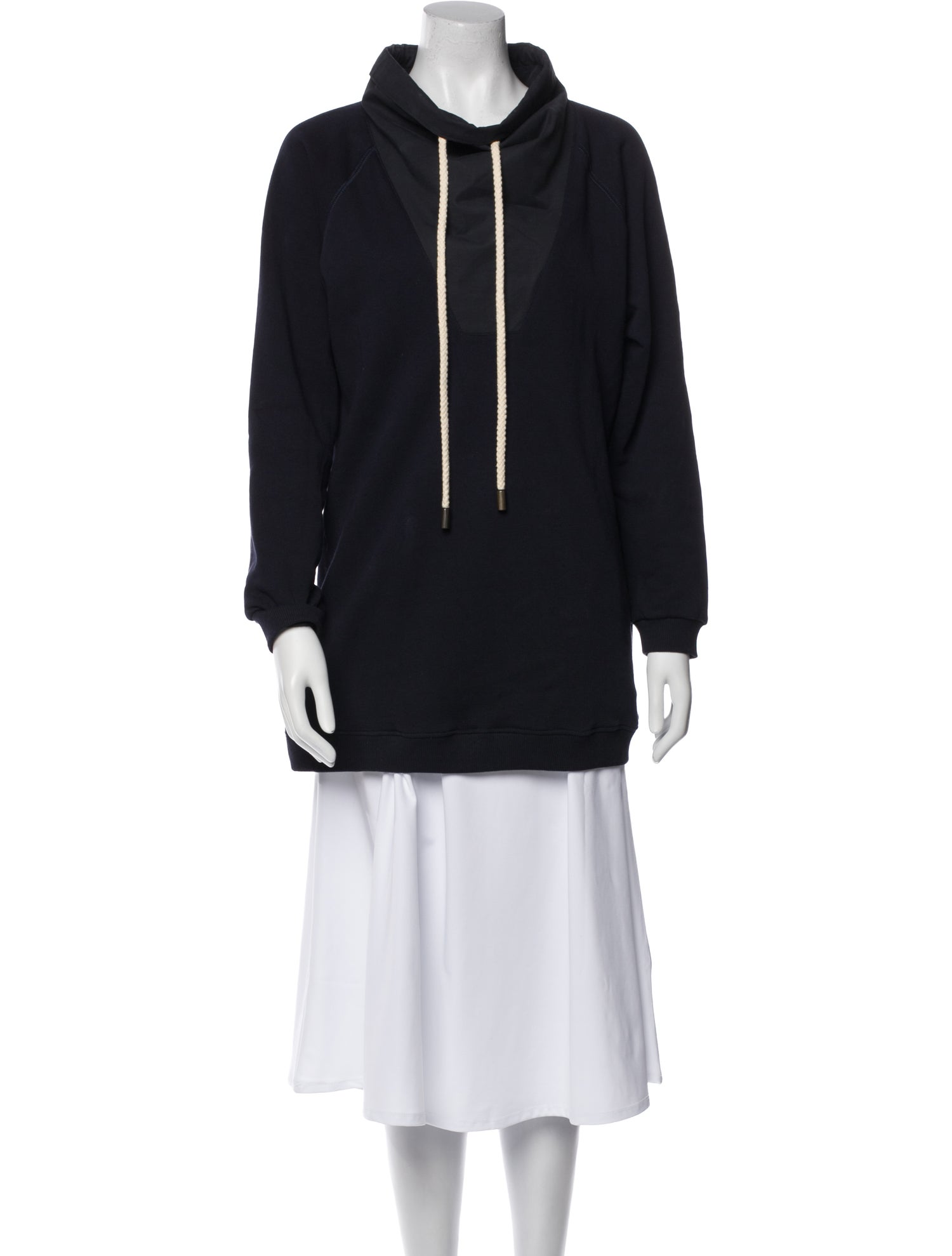 Goop G. Label Mock Neck Long Sleeve Sweatshirt