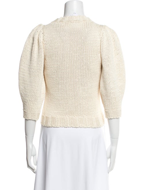 Goop G. Label Mock Neck Three-Quarter Sleeve Crop Top