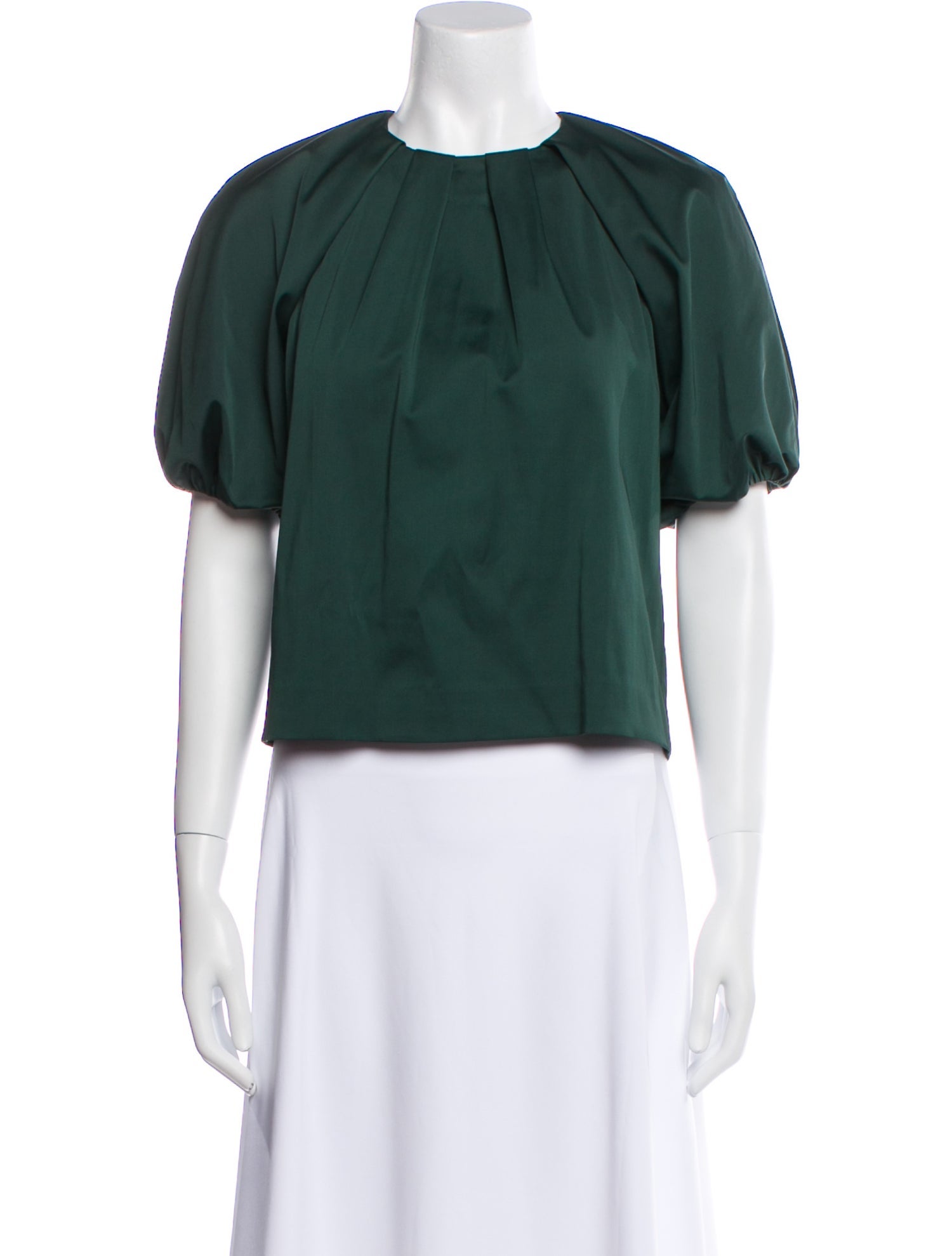 Goop G. Label Crew Neck Short Sleeve Crop Top